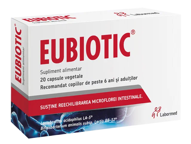 Eubiotic Capsule - bacterii benefice pentru sănătatea intestinală